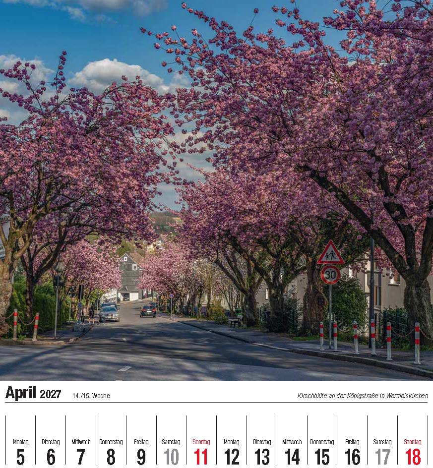 Firmenkalender „Schönes Bergisches Land“ mit ihrem Logo