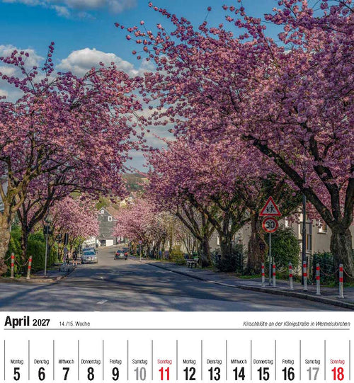 Bergisches Land Kalender 2027 – Naturkalender Schönes Bergisches Land