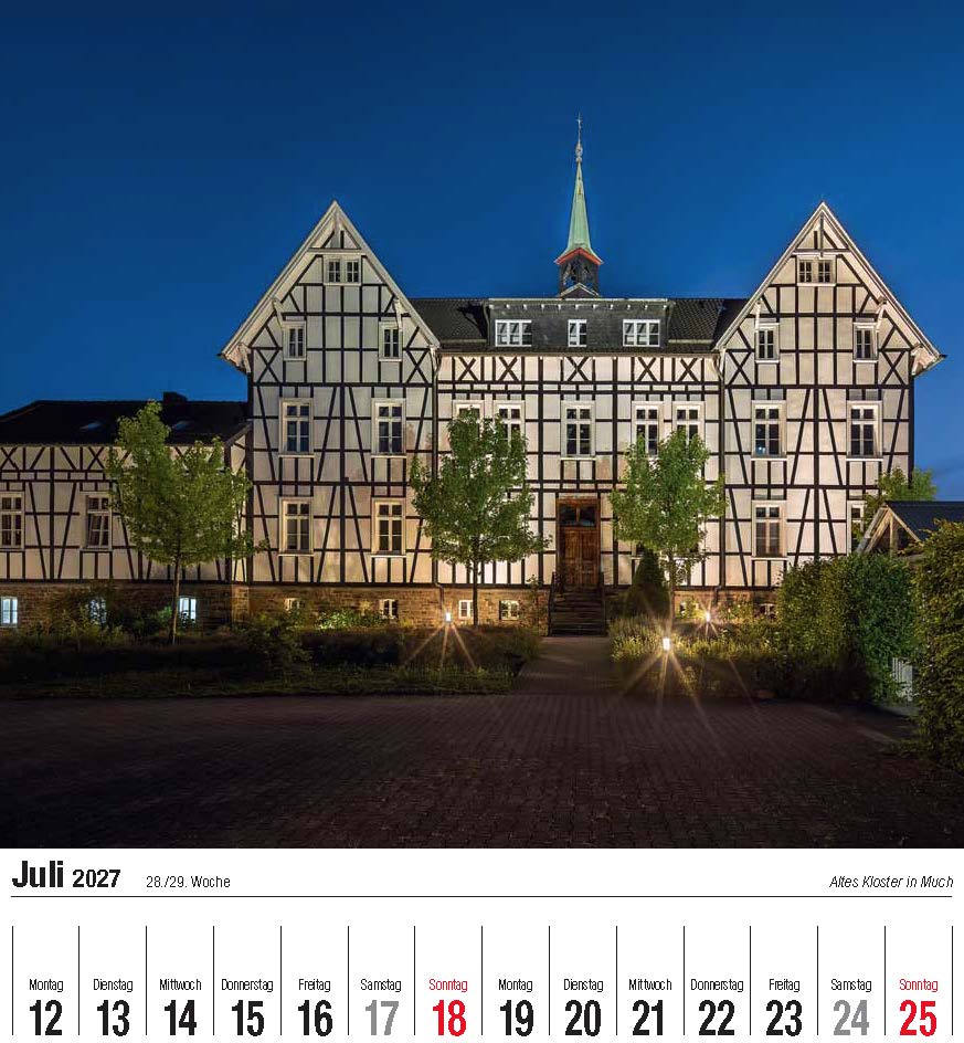 Firmenkalender „Schönes Bergisches Land“ mit ihrem Logo