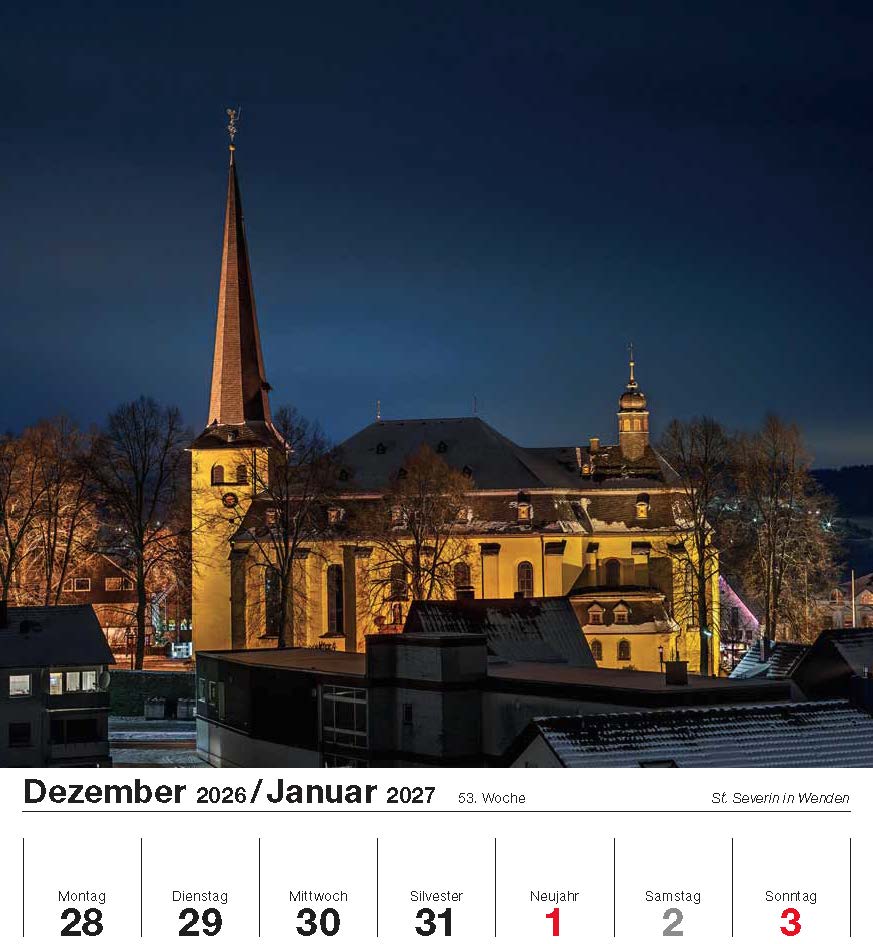 Firmenkalender mit Logo – Sauerland 2027