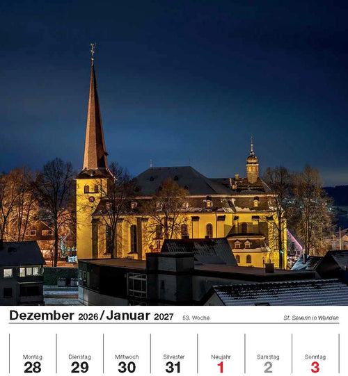 Firmenkalender mit Logo – Sauerland 2027