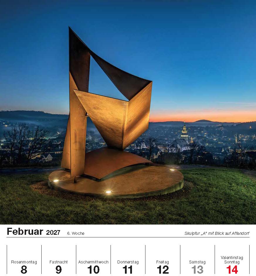 Firmenkalender mit Logo – Sauerland 2027