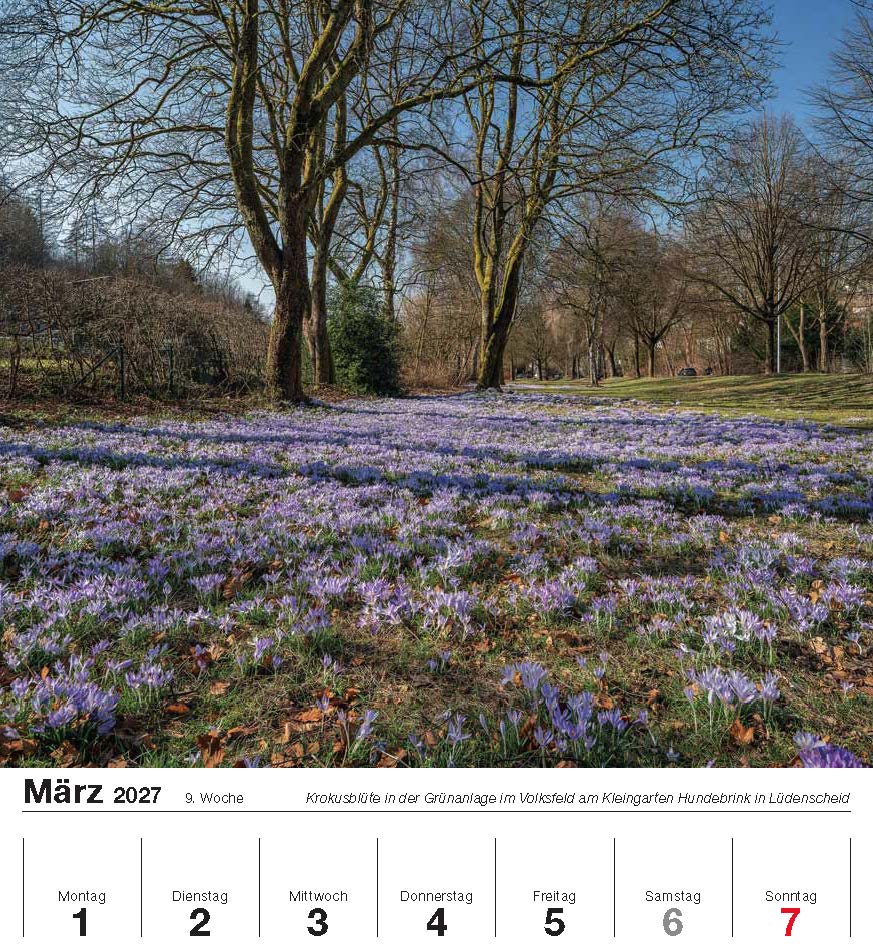 Firmenkalender mit Logo – Sauerland 2027