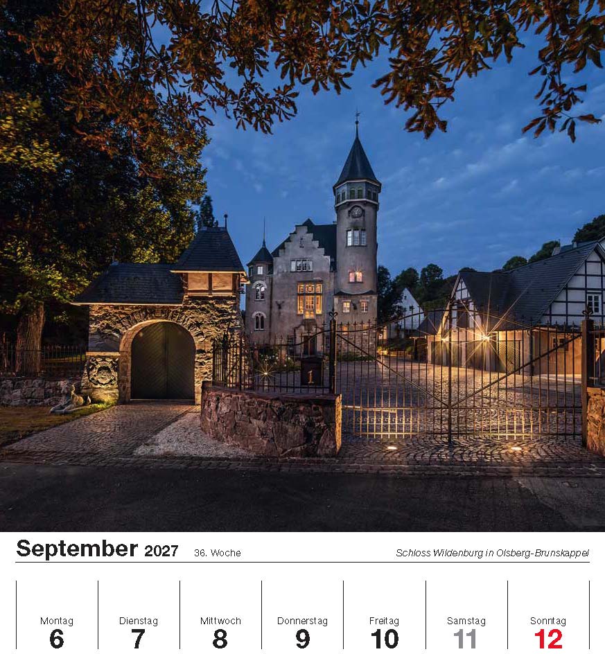 Firmenkalender mit Logo – Sauerland 2027